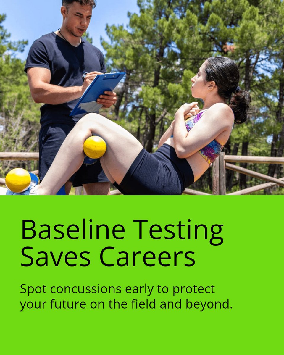 CBAthletes's tweet image. Baseline testing: not just a formality, but essential for athlete safety. It helps teams spot concussions early and make better return-to-play decisions. Your health is the foundation of your success. #CollegeBound #CollegeBoundAthletics #BeElite