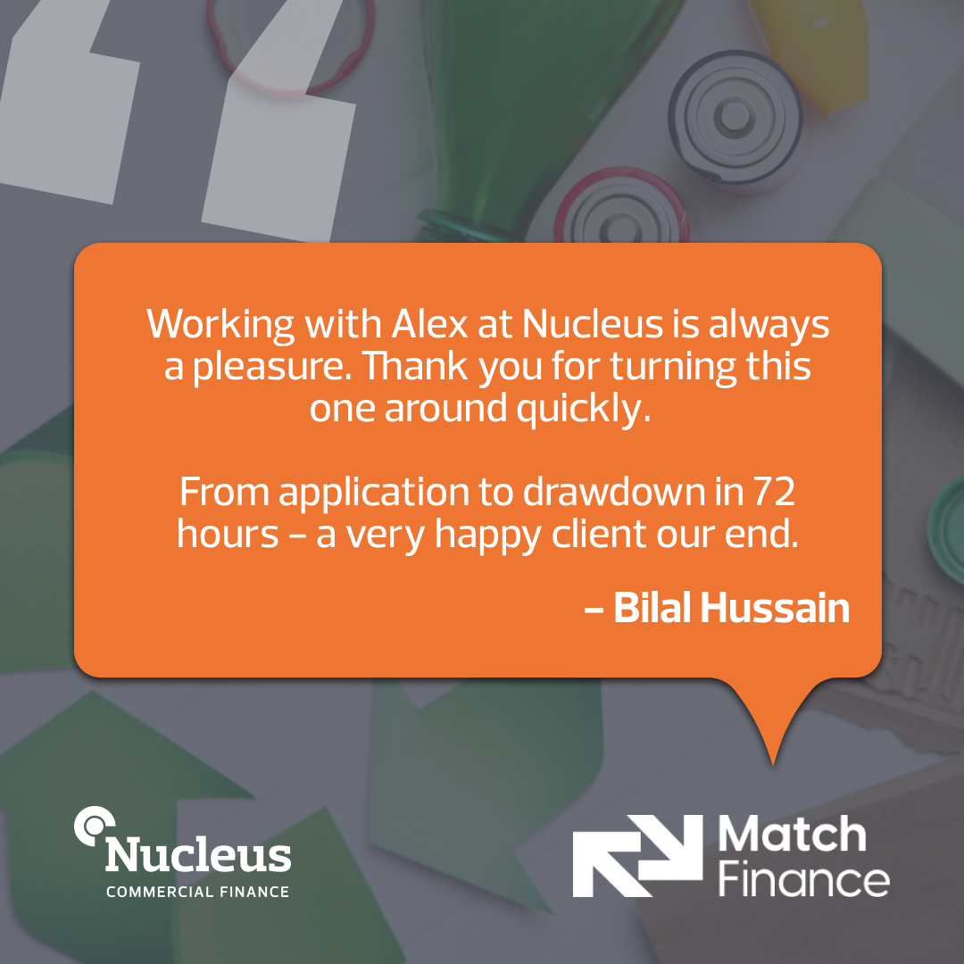 ♻️ Deal Highlight: Sustainability

£130K over 60 months to boost UK recycling 🌱
💼 Match Finance | 🤝 Bilal Hussain

🗯️ “From application to drawdown in just 72 hours!”

Backing greener futures with fast, reliable funding 💼

#SMEFinance #Recycling #Sustainability #BrokerSupport