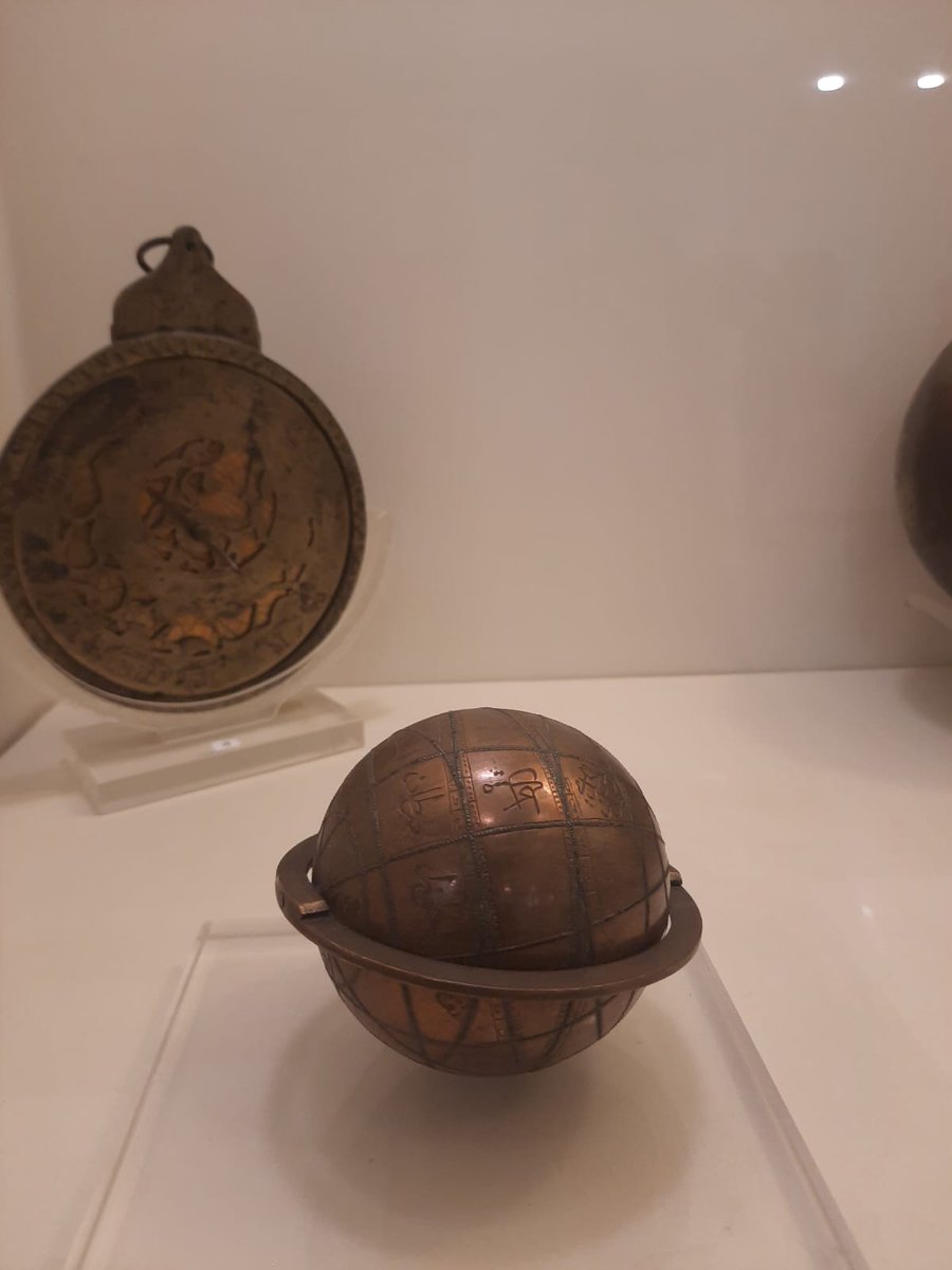 moominaa3's tweet photo. Reminds me of the armillary sphere &amp; celestial globe I saw at the National museum of Pakistan, Karachi. Fascinating stuff سبحان اللہ https://t.co/XCZ7fgO2Br