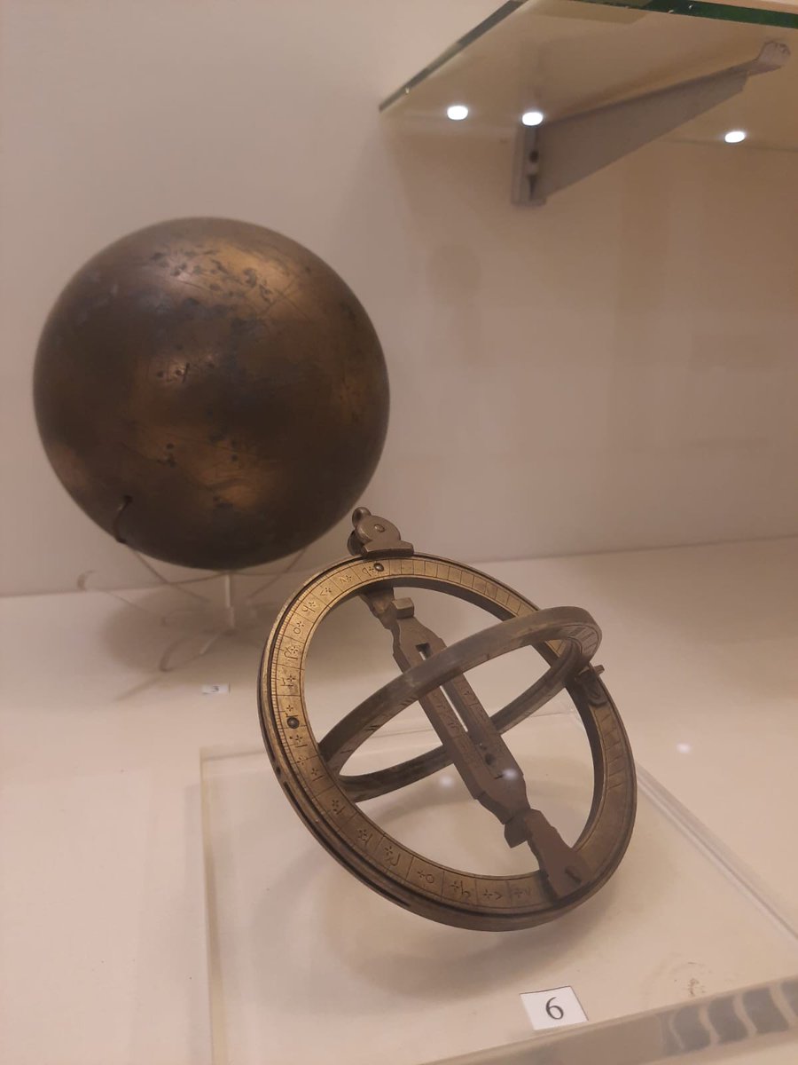 moominaa3's tweet photo. Reminds me of the armillary sphere &amp; celestial globe I saw at the National museum of Pakistan, Karachi. Fascinating stuff سبحان اللہ https://t.co/XCZ7fgO2Br