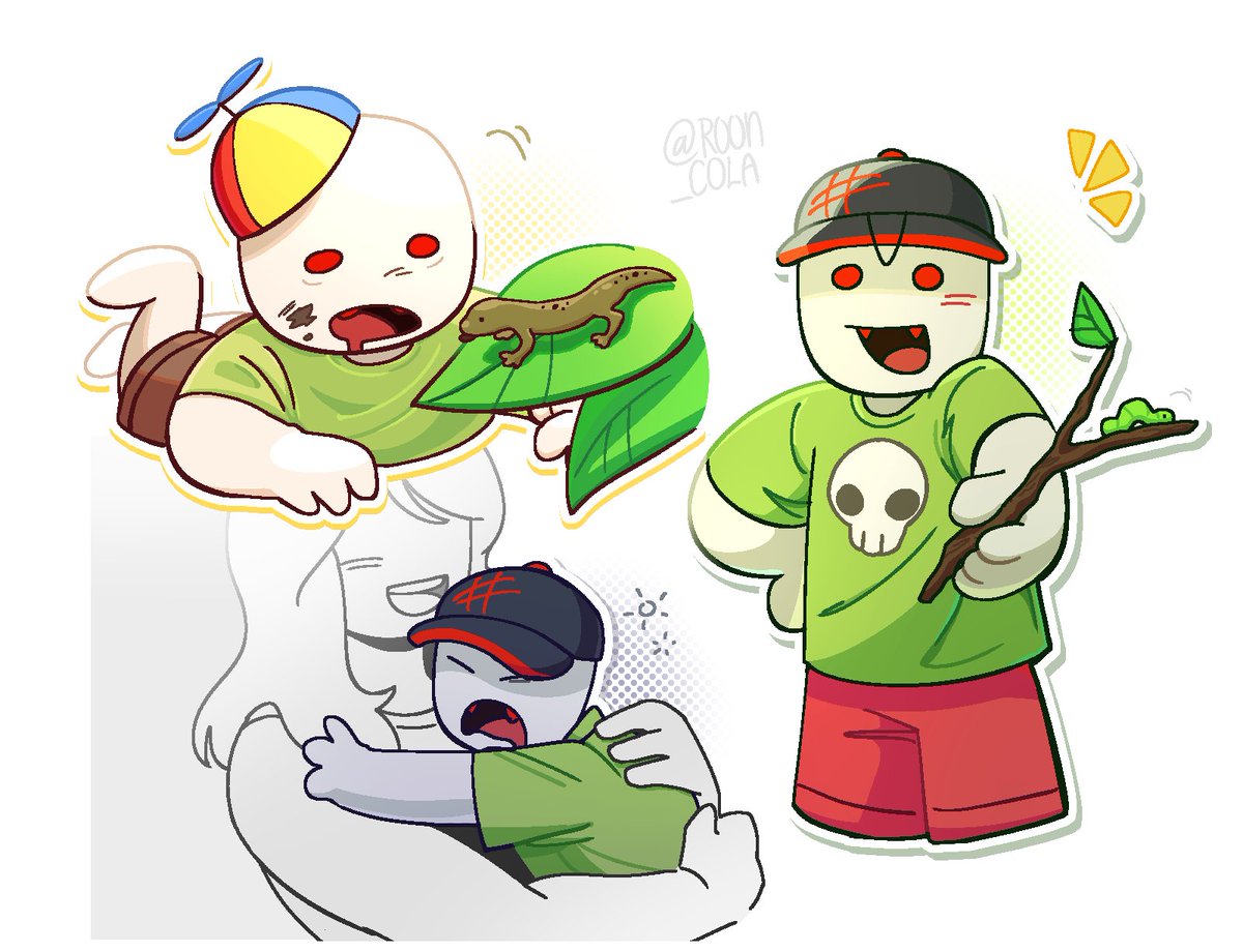 Roon_cola's tweet image. #BlockTales #blocktalesfanart  #blocktalesgriefer 
Silly little baby