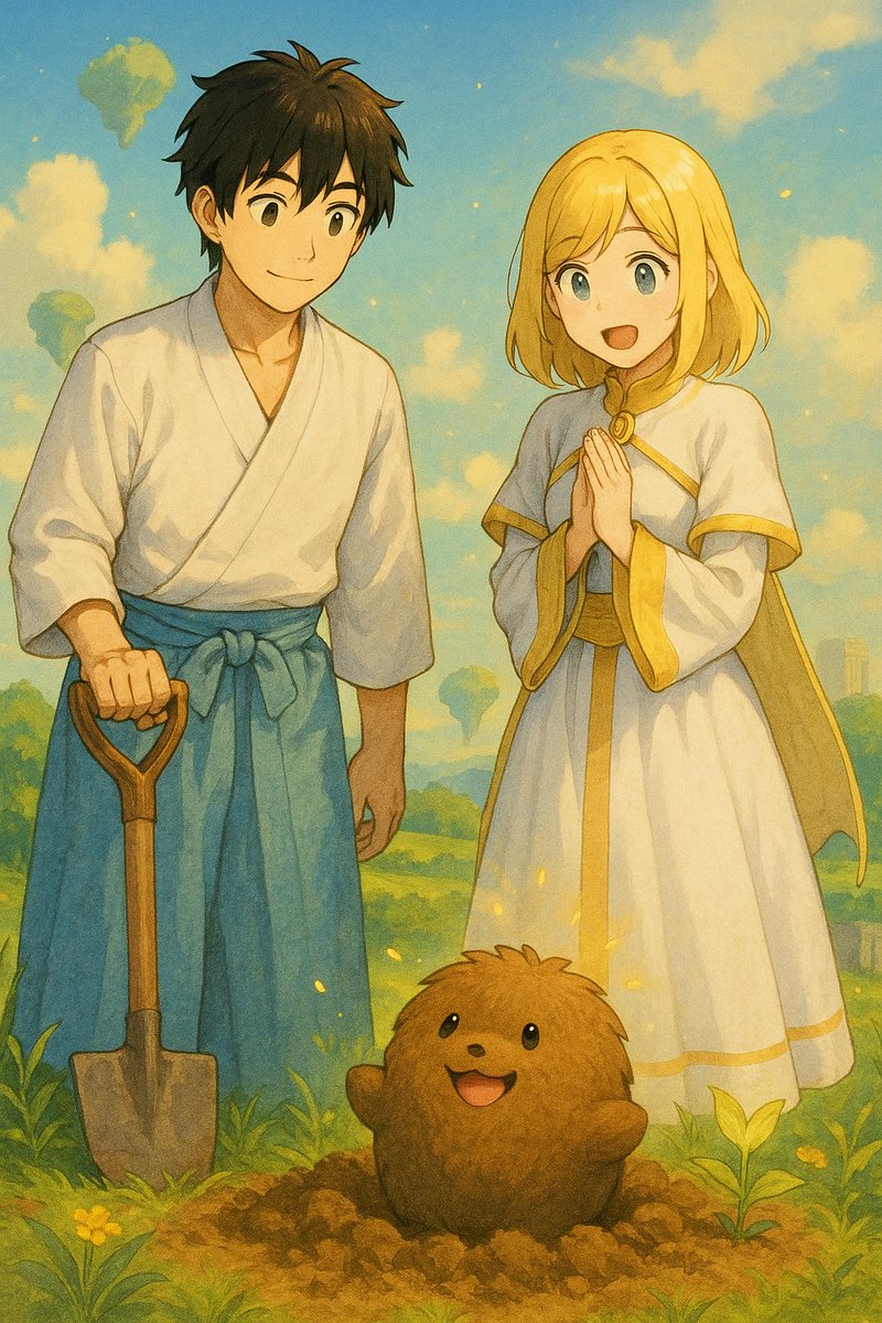 Kain0118's tweet image. 🌟異世界×農業コメディ連載中🌟
『天界にホームステイ！』
🌱精霊とイモと恋（？）が交錯する、天界奮闘ファンタジー！✨

アルファポリスで 毎日3話ずつ公開中！

👉アルファポリス
alphapolis.co.jp/novel/15667567…

👉カクヨム
kakuyomu.jp/works/16818792…

#Web小説 #カクヨム #アルファポリス