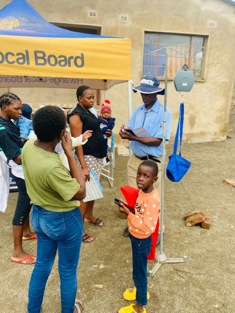 hwangetown's tweet image. Hwange Local Board’s Empumalanga Clinic today attended to 67 children during its outreach immunisation programme at Empumalanga Phase 4, bringing essential health services closer to the community #Healthcare #Immunisation #Hwange @MoHCCZim @HwangeResidents @real_Godfatha @LyejaFM