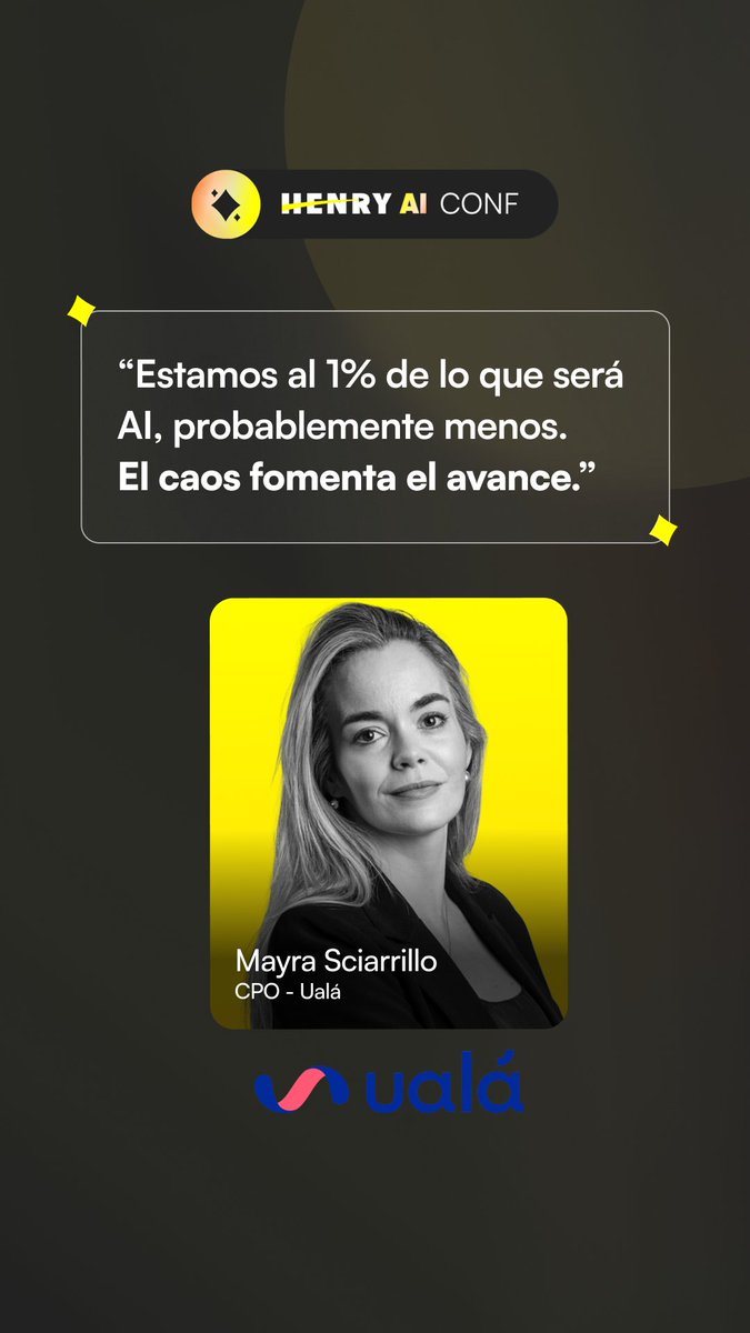 🔥HENRY AI CONF🔥Insights del panel "Adopción de AI: desafíos en compañías líderes" junto a May de <a href="/uala/">Ualá</a> 

Seguilo en vivo aquí: youtube.com/watch?v=3eK6ME…