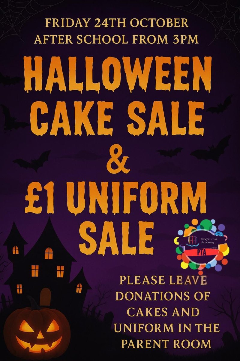 King's Cross Academy (@kingscrossacad1) on Twitter photo We can't wait for our first 2025/6 PTA event! We can't wait for our first 2025/6 PTA event!