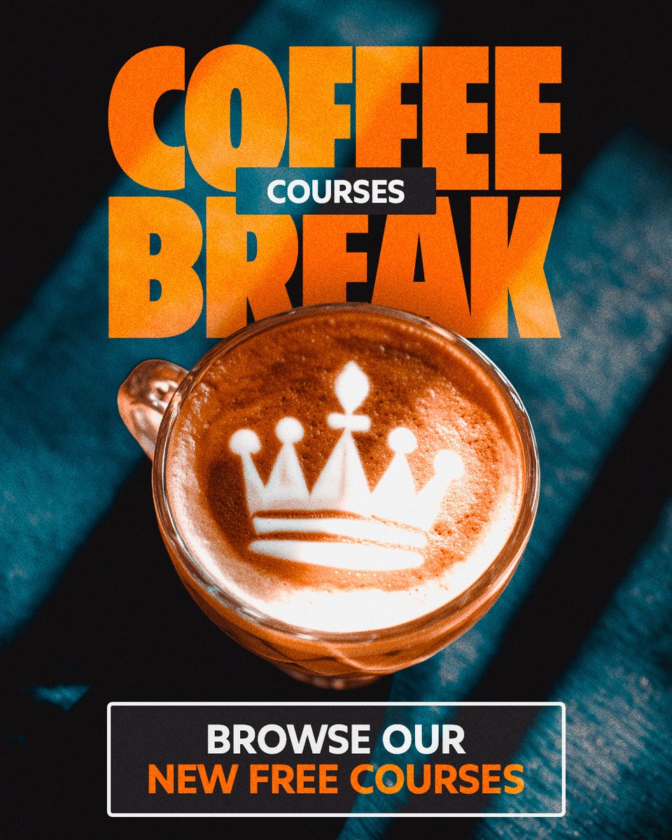 chessable's tweet image. Pump up your chess with fast, focused lessons that cost you nothing ⏩ chessable.com/courses/s/Ches…