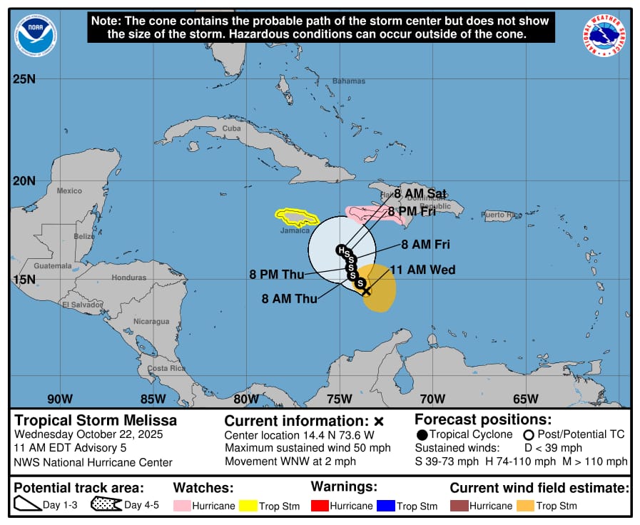 HollySanchezSFM's tweet image. #11AM #TormentaMelissa