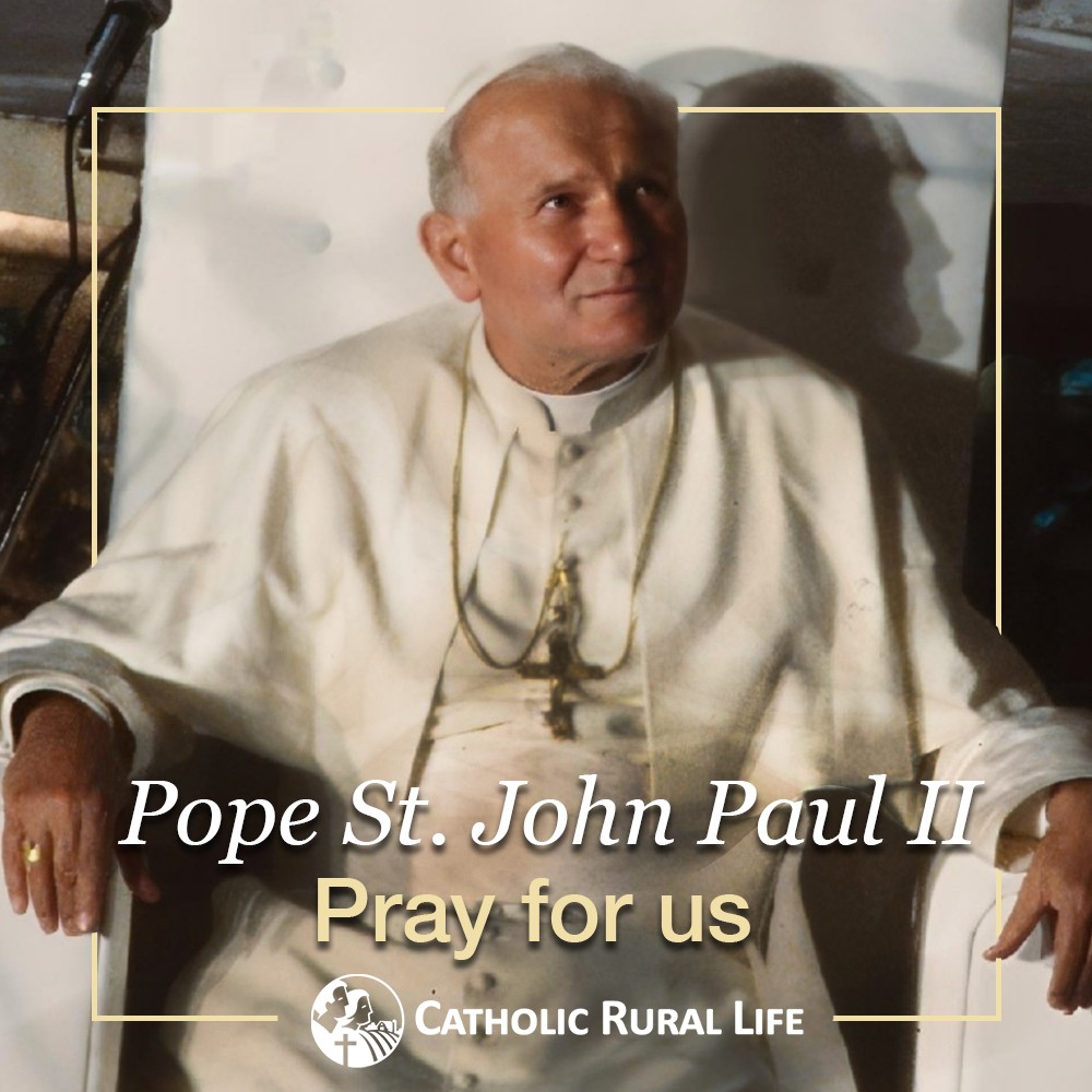 “Thus, it is necessary to proclaim and promote the dignity of work... especially of agricultural work, in which man so eloquently "subdues" the earth he has received as a gift from God and affirms his "dominion" in the visible world.” -Pope St. John Paul II, Laborem Exercens, 21