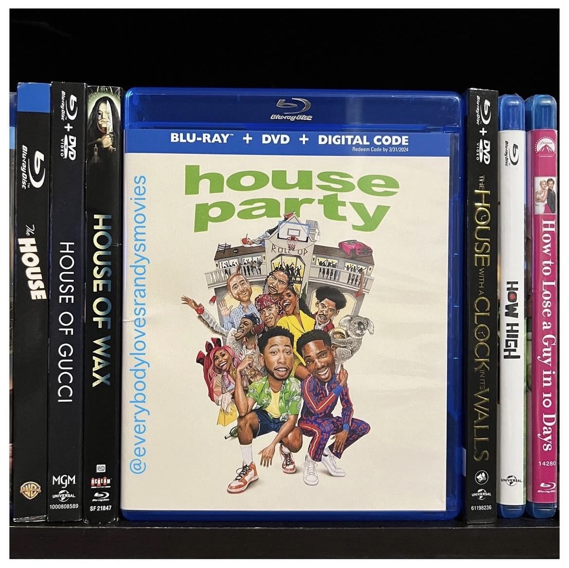 RandysMovies's tweet photo. Movie: #HouseParty (2023)
Starring: #JacobLatimore #TosinCole #KarenObilom #DCYoungFly #MelvinGregg #AndrewSantino
Directed By: #Calmatic
#BluRay
#MovieNerd
#MovieCollector
#BluRayCollection
#MovieCollection
#MovieBuff
#PhysicalMedia
#FilmTwitter https://t.co/M1T1mqu5GO