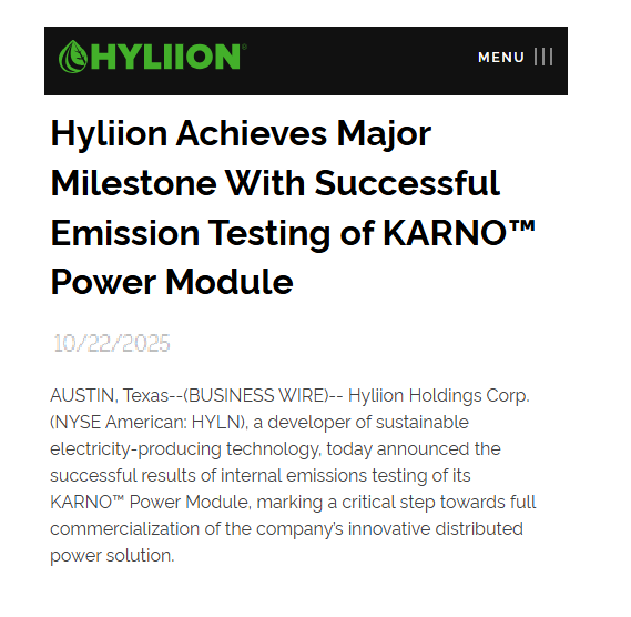 hyliionaire's tweet photo. Very Good News! @Hyliion 

Is this result part of UL certification testing for #karno?

@realThomasHealy 

News Source: https://t.co/ZHkZXi9RA4 https://t.co/Mg38tJpFXC