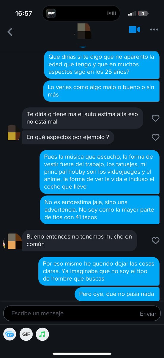 Parece que mi edad no es compatible con los videojuegos, anime, según qué tipo de música, ropa, etc… O quizás no haya nadie compatible conmigo 😂😂 What the fuck dude? Siempre la misma historia, “no tenemos los mismos gustos / en común”. Necesito encontrar un alma afín? 😅