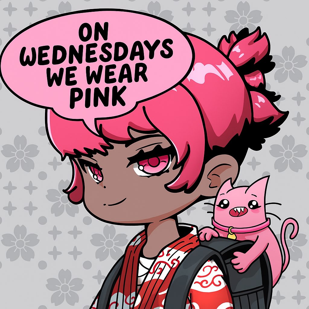 On Wednesdays we wear pink....

Stay curious about <a href="/meetnippy/">We Are Frens</a>