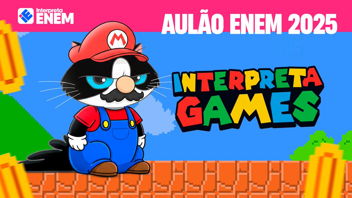 Começou o InterpretaGAMES! 🎮🕹

Agora é com vocês: quanto mais engajamento no 1° aulão, mais cedo eu libero o próximo!

Fique ligado nos próximos tweets que em breve eu divulgo qual é a meta a ser atingida... 🫣

Links abaixo 👇