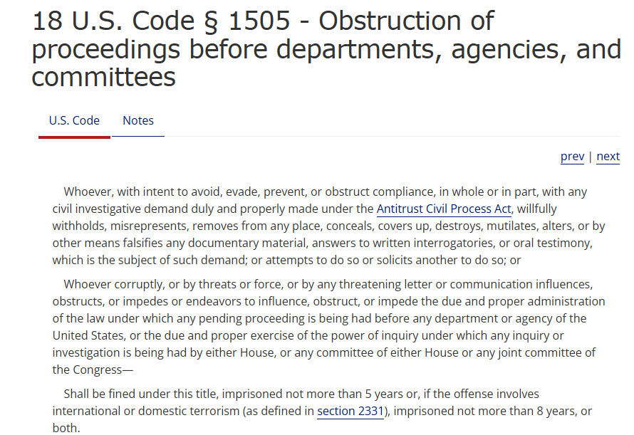 <a href="/libsoftiktok/">Libs of TikTok</a> Impeding federal agents can be a felony under U.S. law...