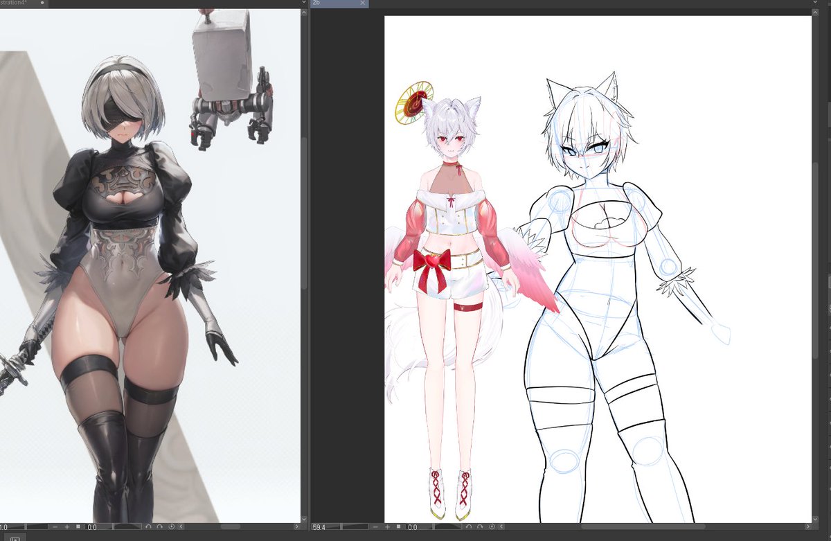 เอจิบอกอย่ากใส่ชุดsexyนี้เลยรอดูเอจิเล่น NieR ต่ออยู่เอาแบบมาจากเกมnikkeด้วยชุดsexyแน่ บัพหน้าอกมาให้ด้วย เห็นมีคนบ่นว่าเอจิ เหมือนเจ้าชาย #EijiArto