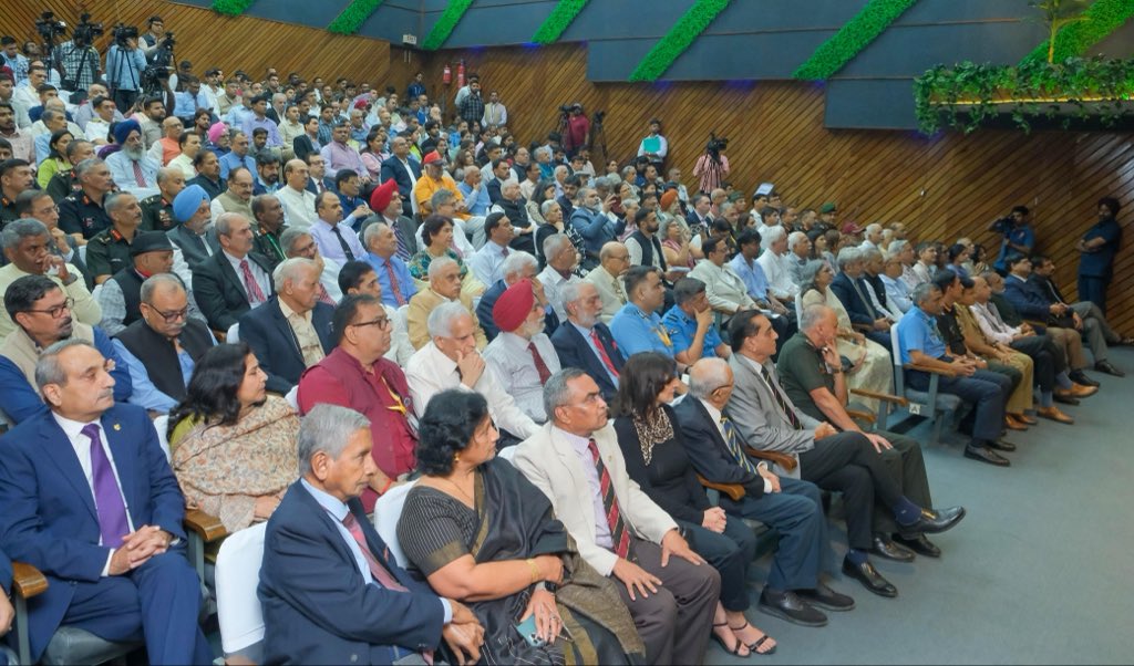 rajnathsingh's tweet photo. Attended the book release function for Lt. General (Retd) Raj Shukla’s book titled ‘Civil- Military Fusion As A Metric Of National Power And Comprehensive Security’. 

The traditional defence outlook is no longer sufficient in today’s times as wars are fought not only on the borders; but have now taken a hybrid and asymmetrical form. The Government, led by Prime Minister Shri Narendra Modi, has undertaken several bold and decisive reforms to build a future-ready Armed Forces to ensure national security as well as strategic autonomy of the country.

In today's global perspective, civil and military domains are gradually merging. Technology, economy, and national security are now interlinked more than ever before. Information, supply chains, trade, rare minerals, and cutting-edge technology etc are being used in both domains. In such circumstances, civil-military fusion has become not a modern trend, but the need of the hour.

https://t.co/fcLsuYKZyZ