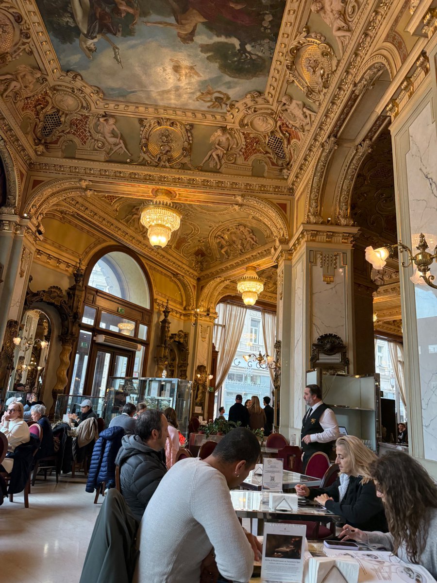 My amazing wife Lynn turned 60 today. So we had to go to The New York Cafe in Budapest for Brunch to celebrate. We are off out to Dinner tonight.