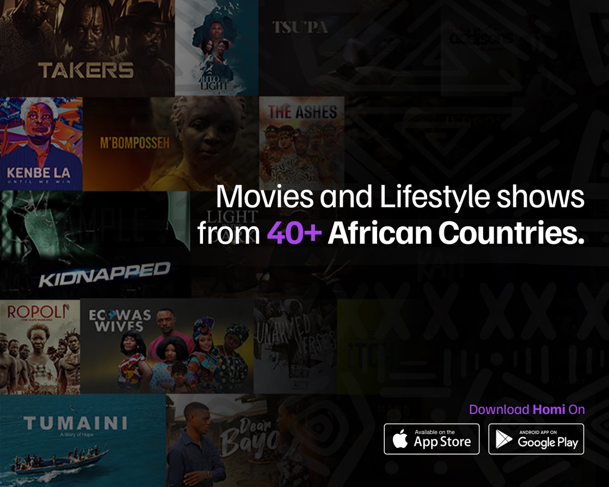 HomiTv_'s tweet image. Explore thousands of African stories - all on one app. 

Download the Homi Tv app and start watching now!

#africa #movies #homitv