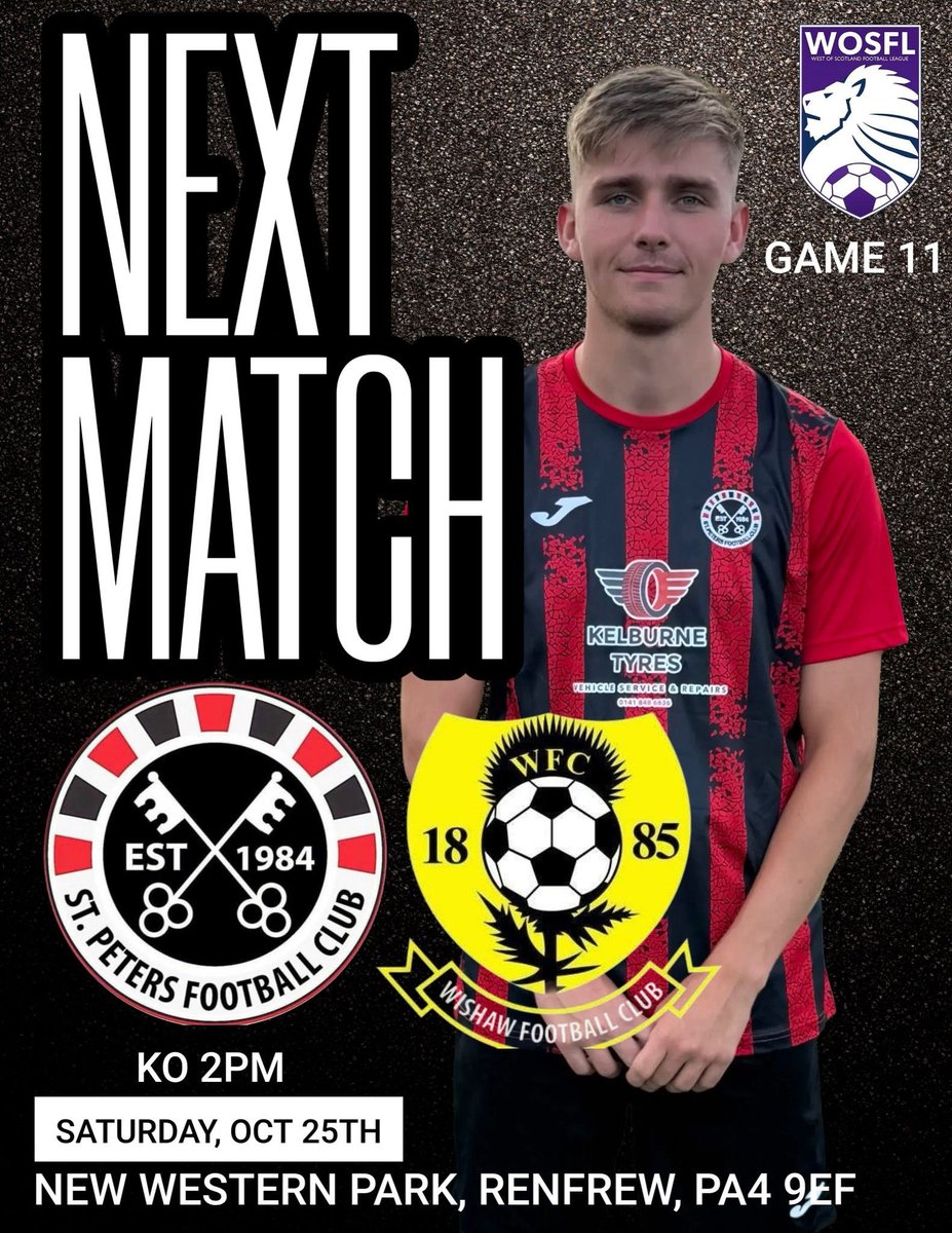 This Saturday sees us finally return home to NWP for another tough game against Wishaw, we look forward to welcoming everyone back to NWP.