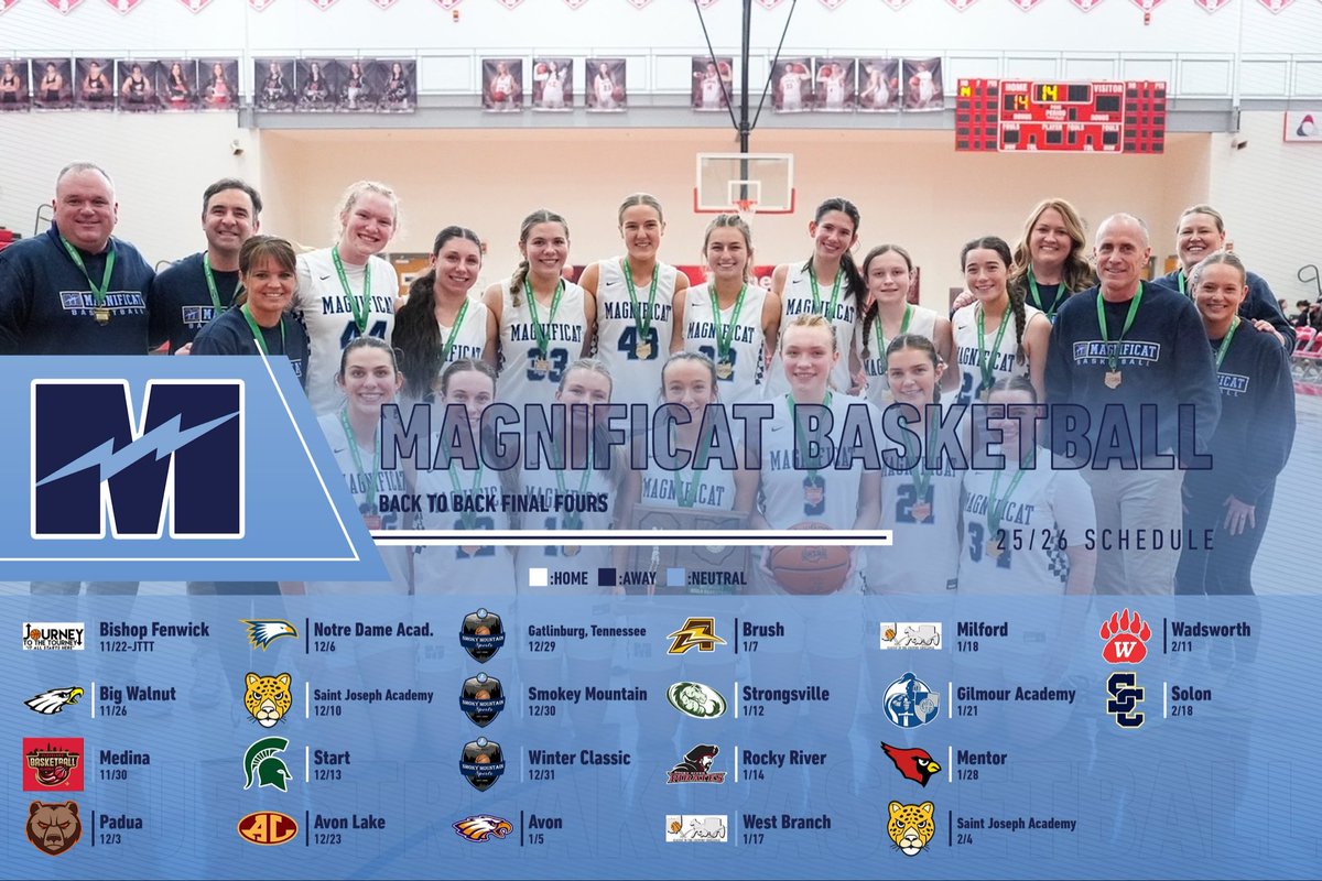 Magnificat Basketball tweet media