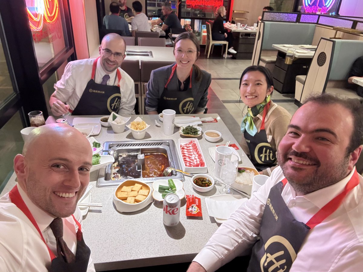 Society meetings are also a great opportunity for fellows and faculty to hang out and enjoy a meal together!
<a href="/accpchest/">CHEST</a> #chest2025 <a href="/BenStultz/">Benjamin Stultz, MD</a> <a href="/AmjadKanj/">Amjad Kanj</a>