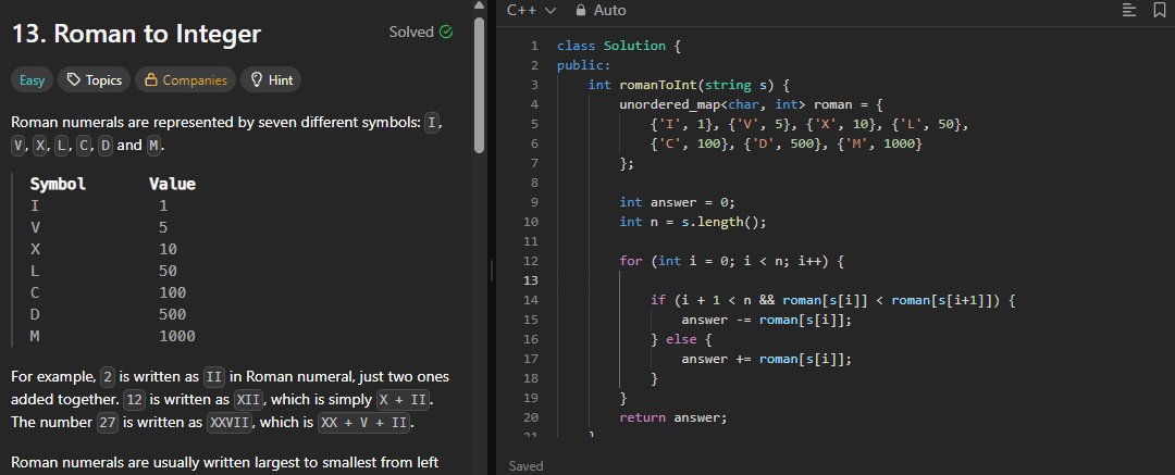 Shomyavk_2101's tweet image. Day 10 of my #150DaysLevelUp with @siamjuit
✅ Solved 3 LeetCode problems today:
Rotate Image
Roman to Integer
Integer to Roman
Feeling more confident with array manipulation and string conversion problems!
#LeetCode #CodingChallenge