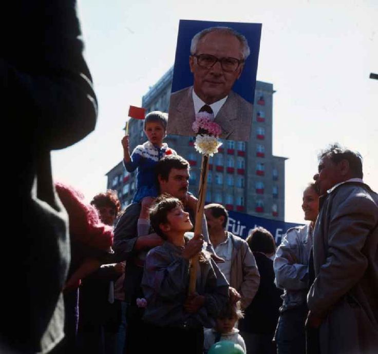 May Day celebrations in Berlin, 1986.

Photo by Manfred Uhlenhut.