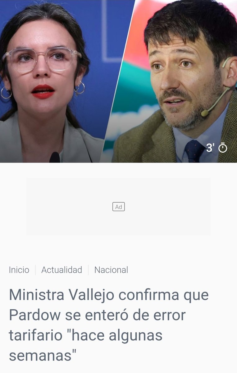 PauloskyCh's tweet photo. @voceriagobierno 1er Acto:
"Ministra Vallejo confirma que Pardow se enteró de error tarifario, "hace algunas semanas"
2do Acto:
"Gobierno sabía hace un año de otro cobro extra a clientes por US$100 Millones."
#AguantaChequea y Comparte. 🤷🏻♂️
(El diablo vendiendo cruces) https://t.co/u1SVnrjja6