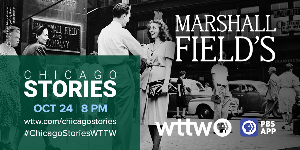 mixkitchen's tweet image. On this week's episode of Chicago Stories, we revisit the rise and fall of the legendary department store - the Marshall Field &amp;amp; Company. 

Watch this Friday, Oct. 24th @ 8 pm CT on
@wttw or stream in the @PBS app! Narration recording, sound design, &amp;amp; mix handled by our team.