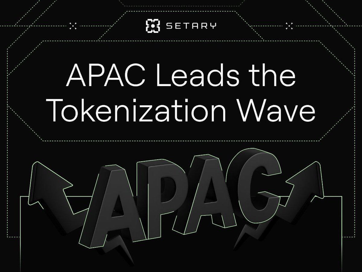 Setary.io (@setaryai) on Twitter photo Asia-Pacific regulators in Singapore, Hong Kong, Australia, and Japan are actively advancing RWA tokenization through regulatory reforms and live pilots, aiming to standardize issuance, KYC, ledger interoperability, and 24/7 markets across borders.
This is significant because Asia-Pacific regulators in Singapore, Hong Kong, Australia, and Japan are actively advancing RWA tokenization through regulatory reforms and live pilots, aiming to standardize issuance, KYC, ledger interoperability, and 24/7 markets across borders.
This is significant because
