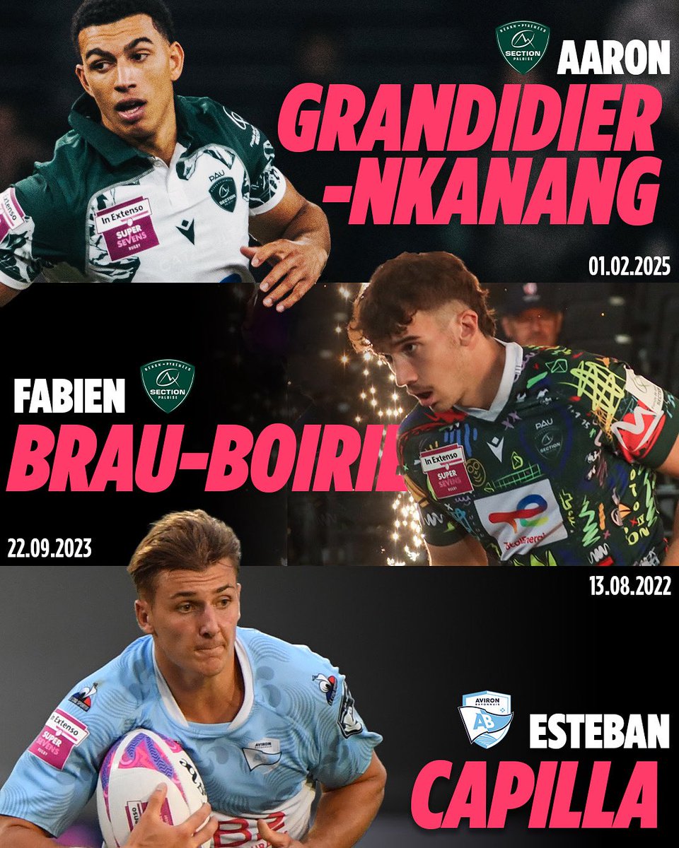 Appelés pour la première fois par Fabien Galthié 🇫🇷
Et ils viennent tout droit de #InExtensoSupersevens 💥