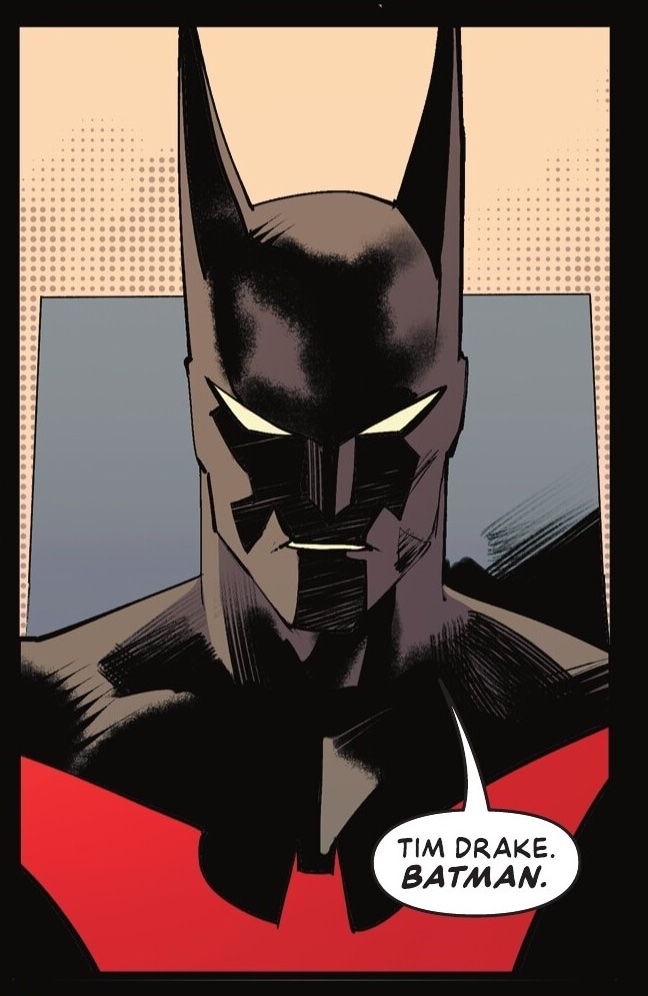 VegetaIV's tweet image. WHAT THE HELL?

The Batman Beyond in Justice League Unlimited has been TIM DRAKE?