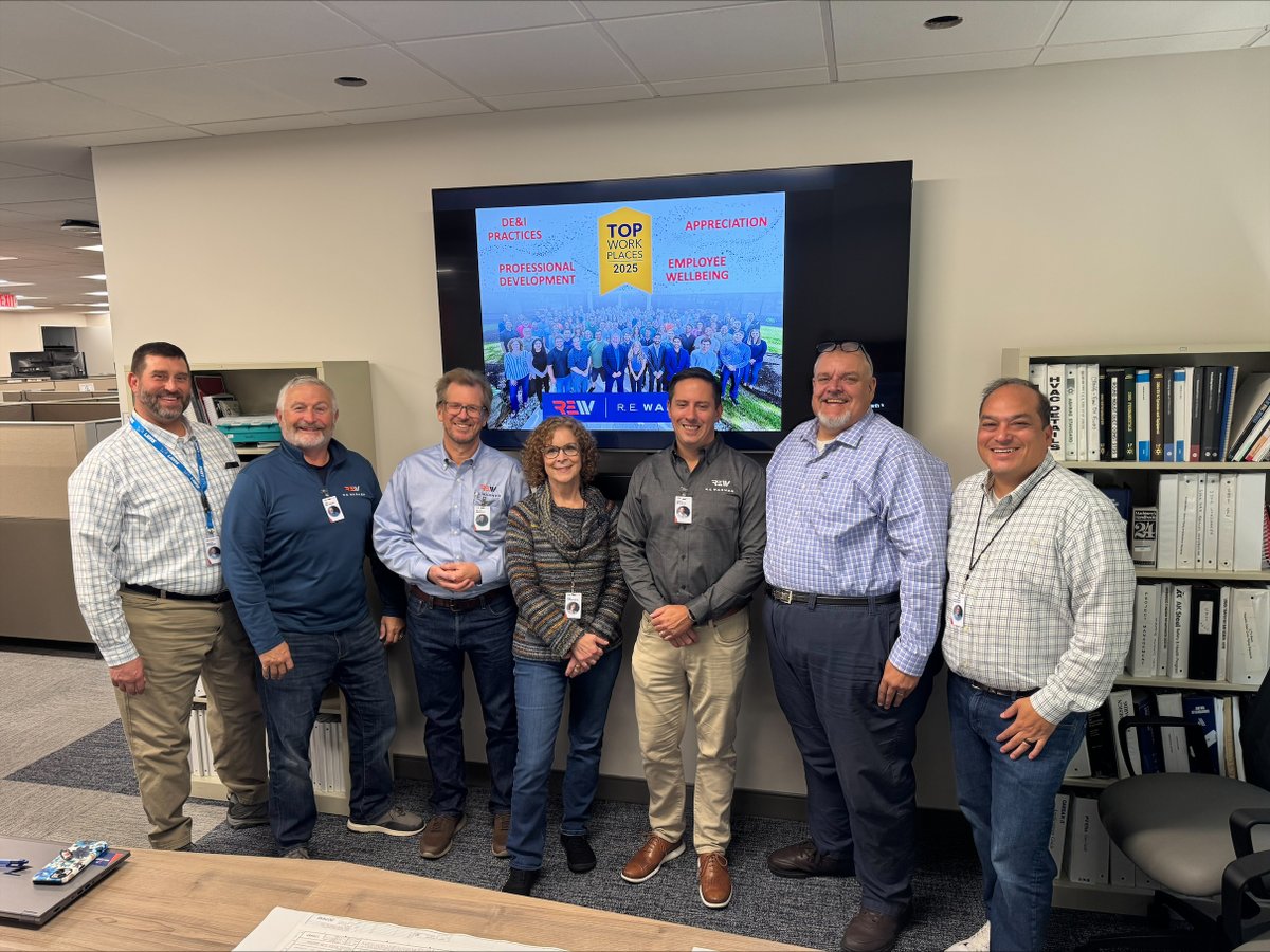 REWEngineers's tweet photo. We’re proud to share R.E. Warner has earned four more 2025 @TopWorkplaces Culture Excellence Awards, recognizing excellence in Employee Well-Being, Appreciation, DE&amp;I, and Professional Development—continuing our momentum as a nationally recognized top workplace.
#TopWorkplaces https://t.co/UvL8XsKkSP