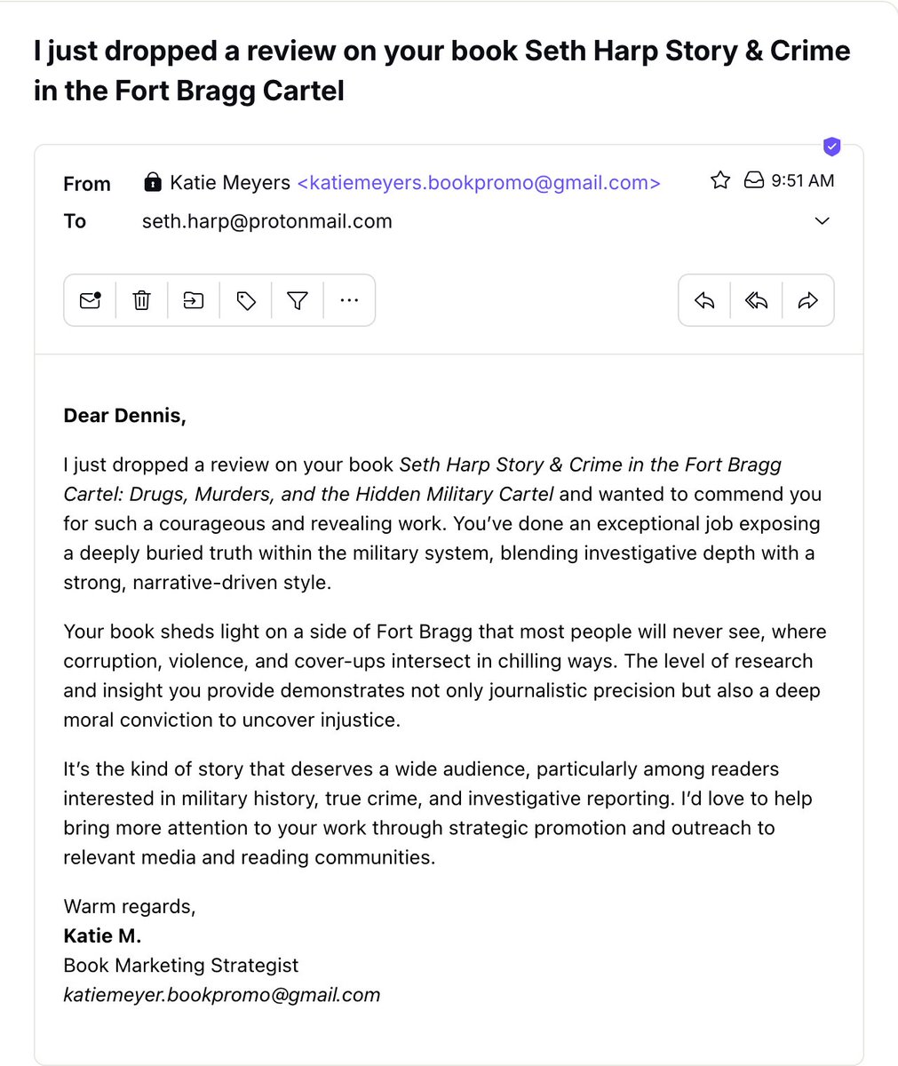 Fake marketing strategists are now sending me unsolicited offers to help sell pirated copies of knockoffs of my book, an insane digital feedback loop brought to us by the criminal AI cartel that must be dismantled now before our information environment is irrevocably polluted.