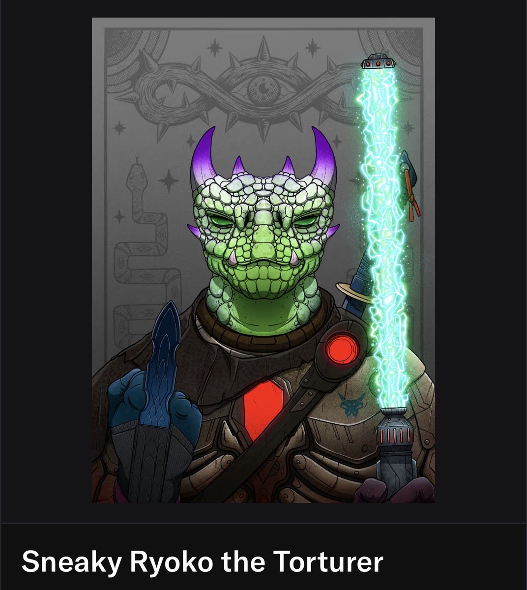 Andy is Zero (@andyvowell) on Twitter photo Another reptilian soldier has joined my ranks. Ryoko is ready to discover all of your hidden secrets. Hail Draconis!
<a href="/HailDraconis/">Hail Draconis!</a> Another reptilian soldier has joined my ranks. Ryoko is ready to discover all of your hidden secrets. Hail Draconis!
<a href="/HailDraconis/">Hail Draconis!</a>