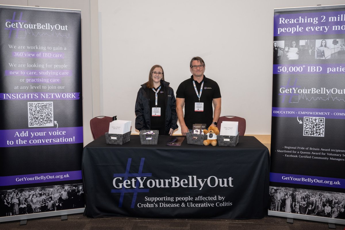 ASCNUK's tweet image. It was great to see @GetYourBellyOut at #ASCNUK25.

#GetYourBellyOut is an award-winning, patient-led, charitable organisation providing support, education and advocacy to a global community affected by Inflammatory Bowel Disease (Crohn’s Disease/Ulcerative Colitis).