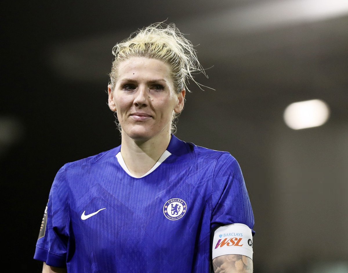 CFC__Women's tweet photo. 🗣️ Millie Bright on playing so many games for Chelsea: “I always used to joke around when Cesar [Azpilicueta] was at the club and he had a lot of appearances, I was like, ‘I’m going to beat him’. I kept looking at his appearances and thinking what an incredible achievement it was. A Chelsea Legend, his legacy is unbelievable. It was always in the back of my mind and I know we don’t play as many games as the men, so maybe I won’t be able to achieve that. But maybe in the women’s, I could be that figure and have that number.”

—Chelsea FC