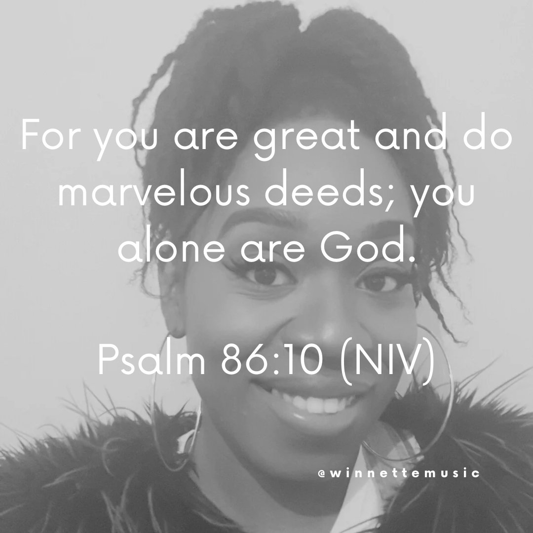 You are God alone, and the works of Your hands are marvelous.

All glory to the One who does marvelous things!

Stream here👉🏾 youtube.com/watch?v=MTkHSF…

#YouAreGod #WinnetteMusic