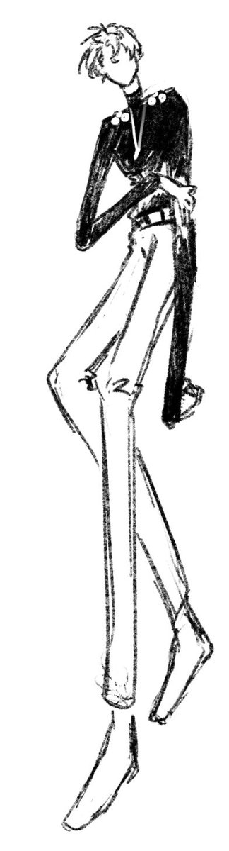 The more I draw chui the more he becomes an abnormality like he comes from this to this