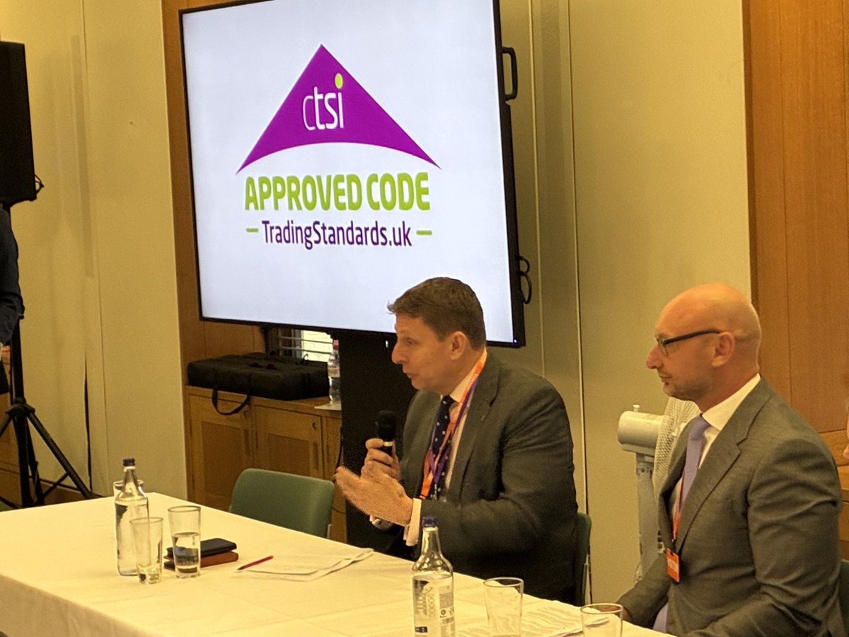 CTSI_UK's tweet image. The Q&amp;amp;A session is coming to a close at the Approved Code Scheme reception. Thank you to all those who joined us in celebrating the #ApprovedCodeScheme and to our fantastic guest speakers.

#TradingStandards #ConsumerProtection #MomentsThatMatter
