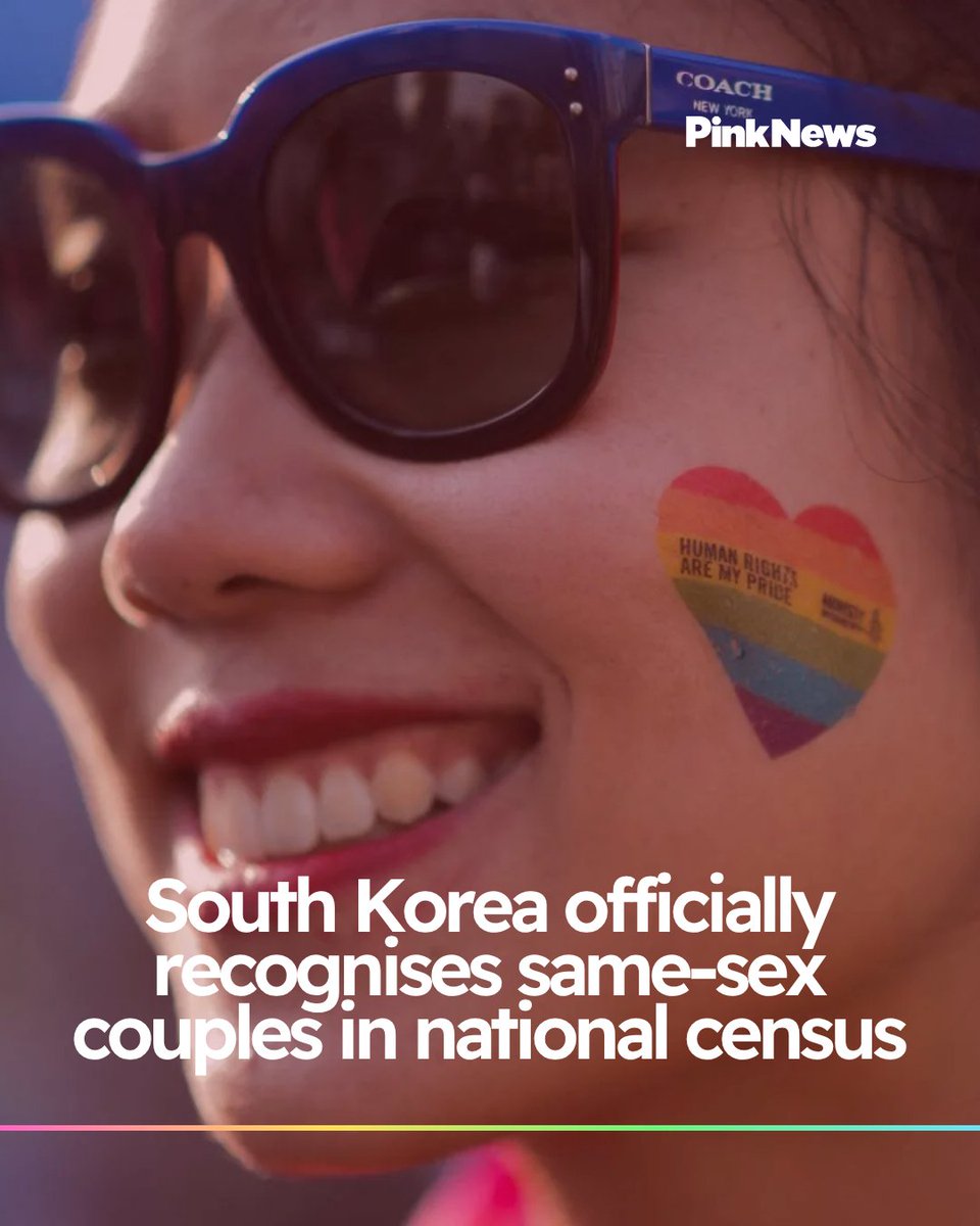 South Korea officially recognises same-sex couples in national census ➡️ bit.ly/42QGbBz
