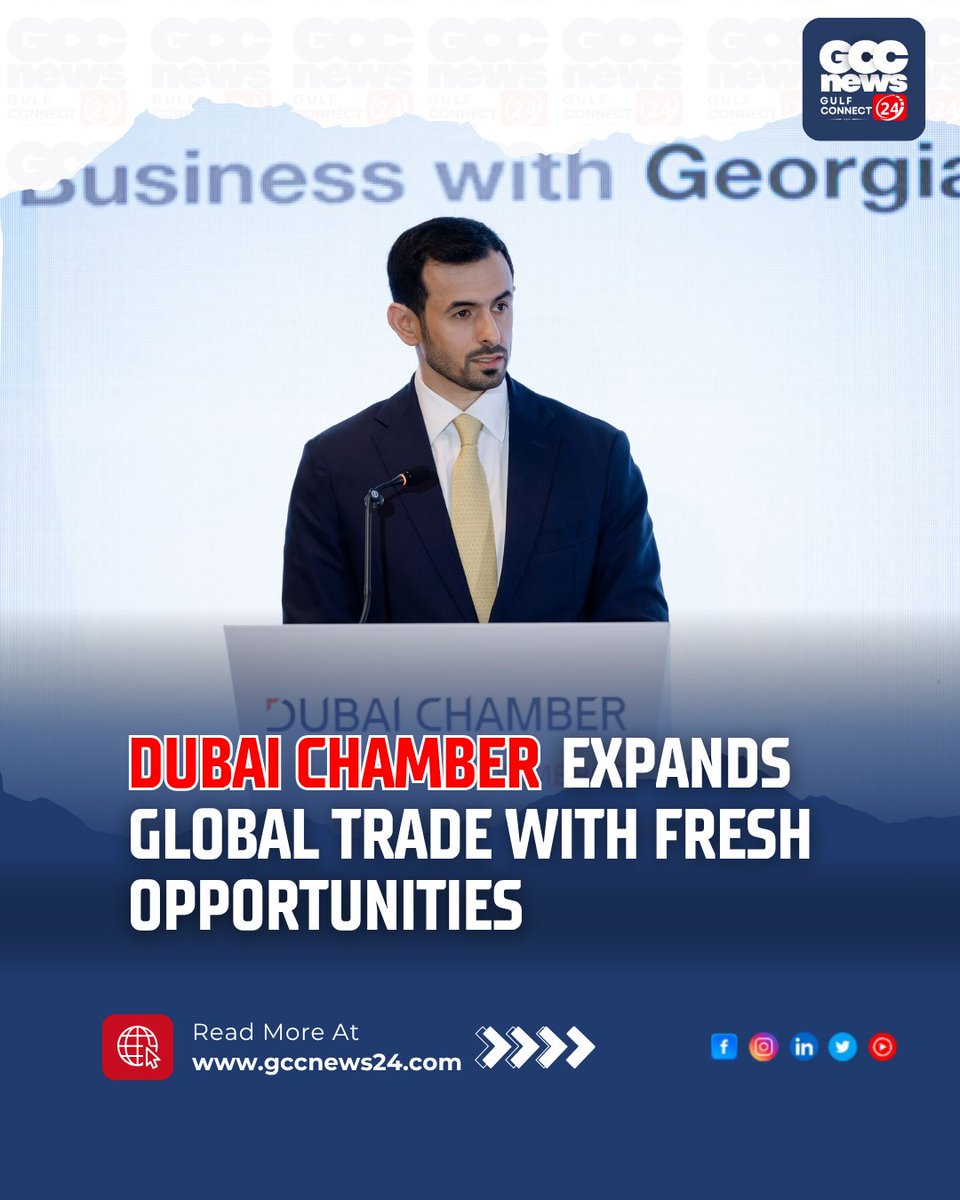 gccn24's tweet image. Dubai Chamber expands trade missions to 20 countries, opening new  markets for Dubai businesses under the ‘New Horizons’ initiative.  
.
Read more: gccnews24.com/dubai-chamber-…
.
#DubaiChamber #GlobalTrade  #TradeMissions