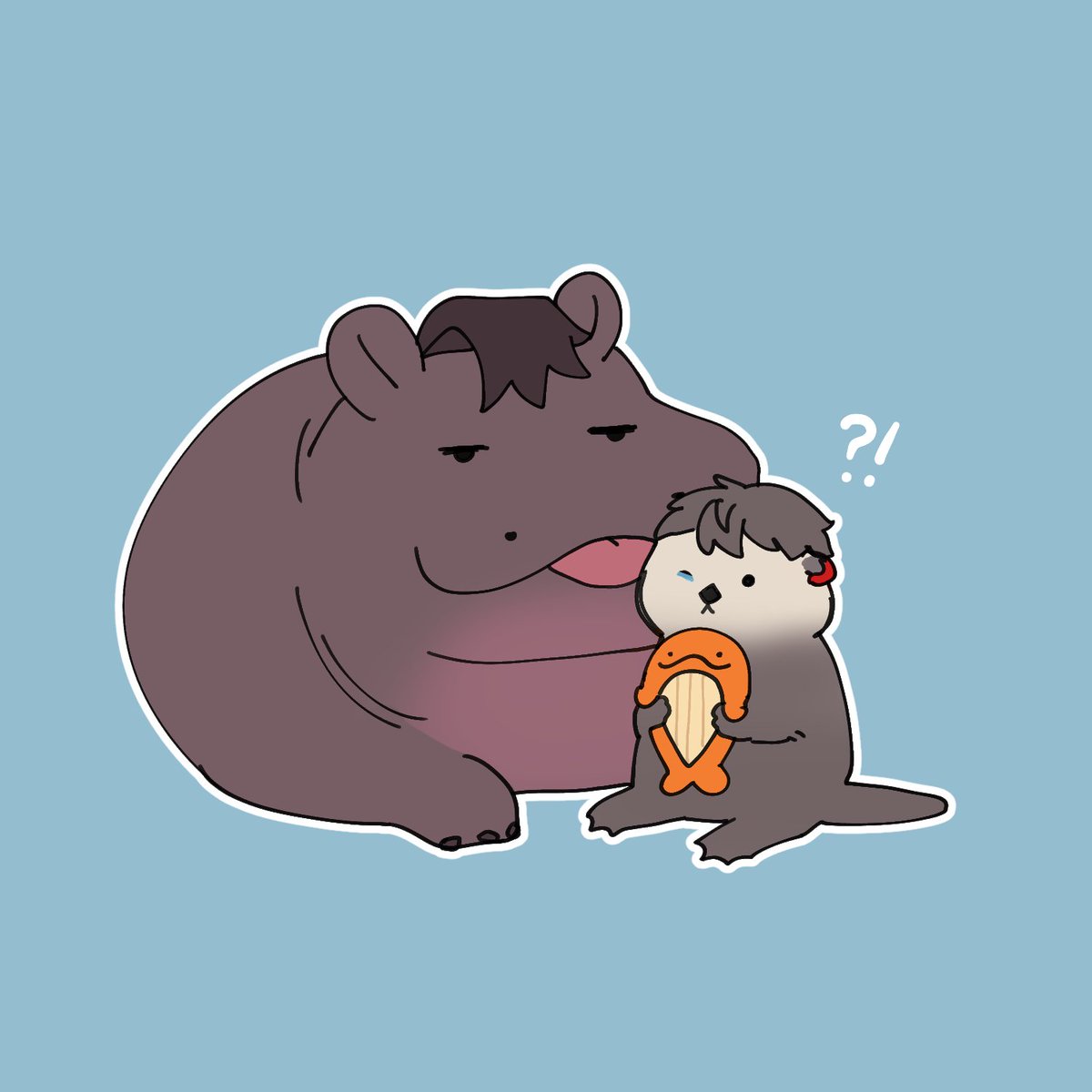 akairo202's tweet image. 🦛🦦