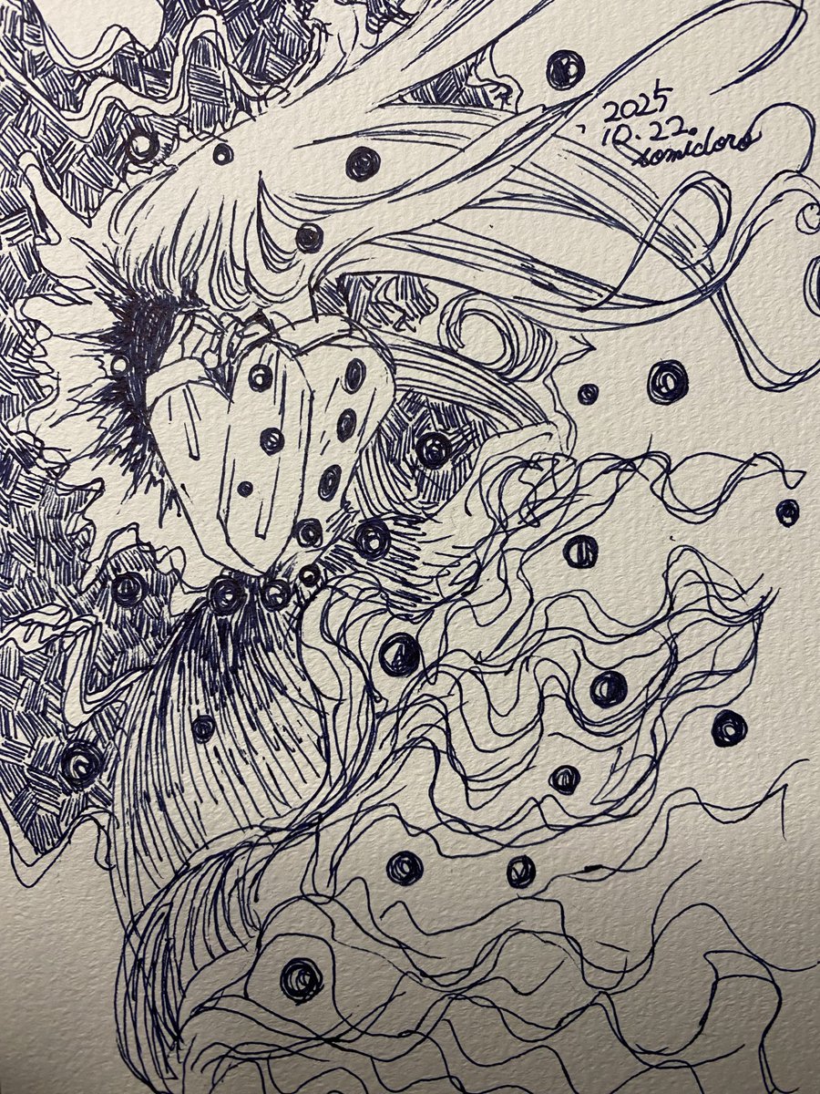 #inktober #kuretake_inktober2025
#インクトーバー2025
Day 22.