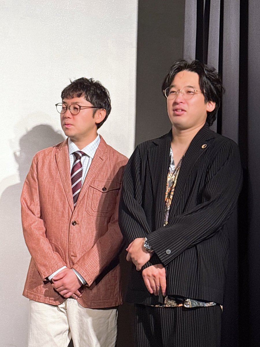 owarai7107's tweet photo. 2025.10.19
ミライビト OP MC 📸
#ジャガモンド
#デンドロビーム
#KINSEI
ギリギリまでネタ合わせしてて遅れちゃったらしい🤭 3組のOP面白かったな🎶 きどサンが説明とか香盤読み上げとかしてるの初めて観たかも、、いつも斉藤サンがやってるイメージ🙄 https://t.co/6i2v4f8TM6