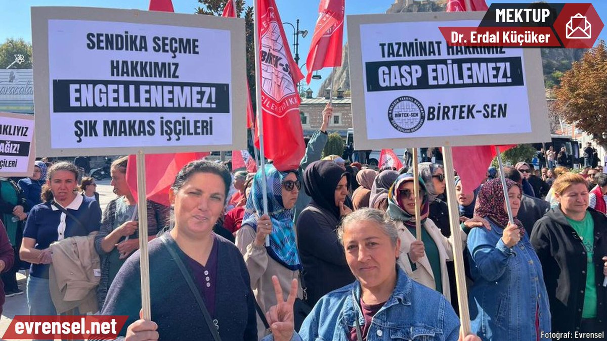 evrenselgzt's tweet photo. Bir çocuğun eğitim hakkı nasıl korunur?

Eğitim Sen Tokat Şubesinden Dr. Erdal Küçüker, aylardır ücreti ödenmediği için direnişe geçen Şık Makas işçilerinin çocuklarının eğitim hakkına dikkat çekti.

https://t.co/B5L4FvsR8x https://t.co/VML1amn2LL