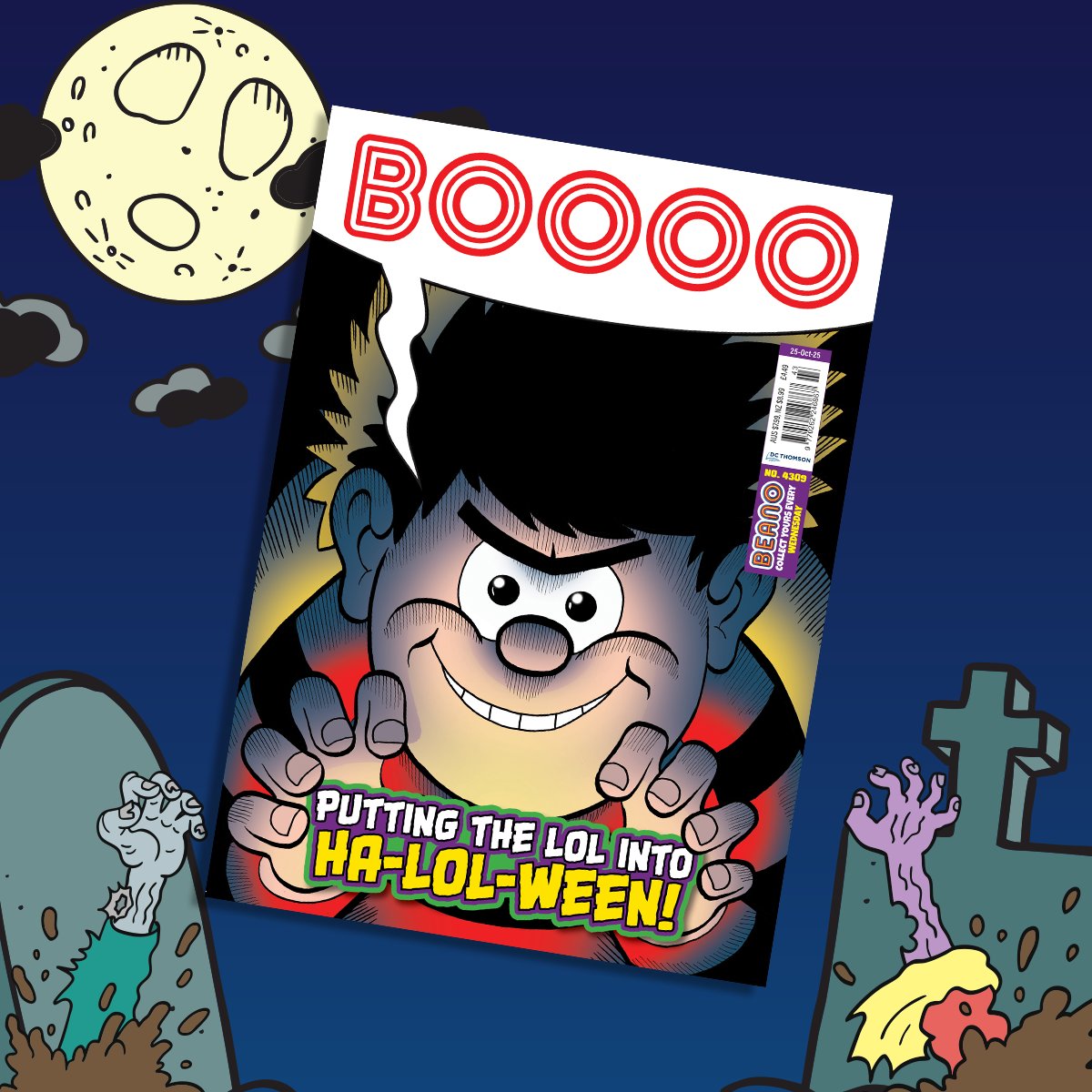BeanoOfficial's tweet image. It’s Boo-no Wednesday! 👻
This week, we're putting the LOL in Ha-LOL-ween! 😆
We have a copy to give away to one lucky follower.
To enter:
➡️= Follow us.
♻️ & ❤️= RT and like this tweet.
✍️= Reply with an emoji.
Comp closes at 4pm today. T&Cs link in bio.