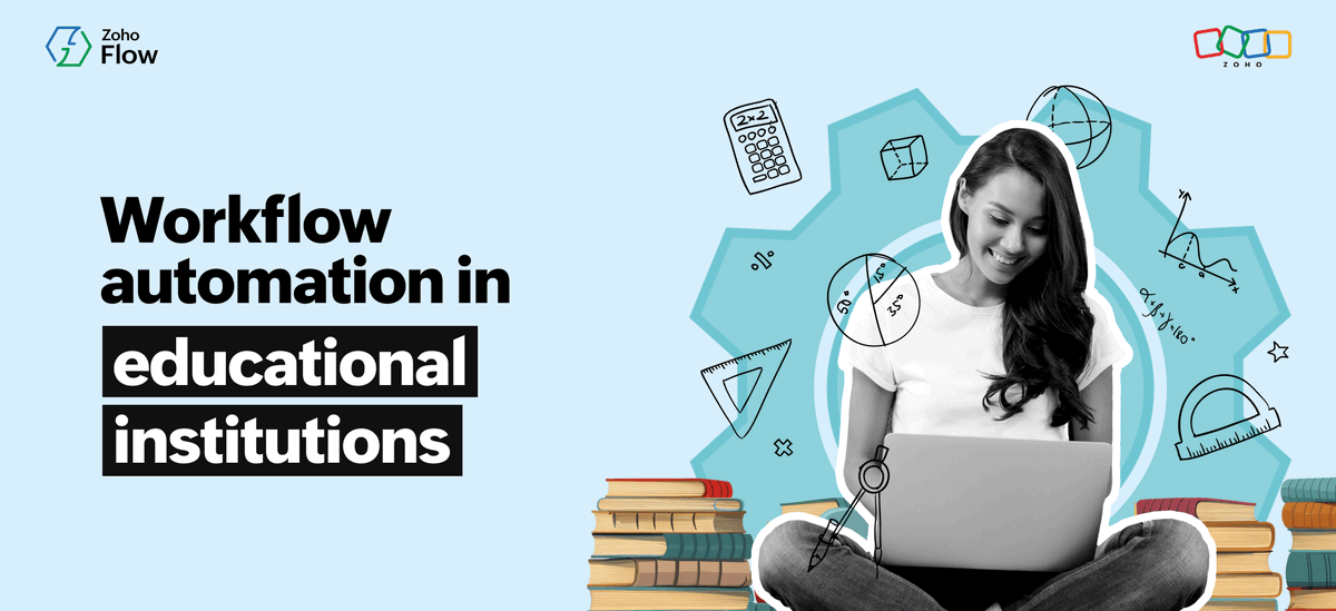 Are you running an educational institution and juggling endless manual tasks? Discover how Zoho Flow can help you automate processes like attendance, onboarding, student data management, and more seamlessly. Learn how it works in the article below: zoho.com/flow/articles/…