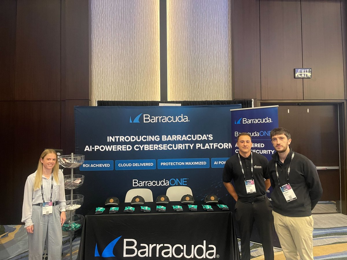 BarracudaMSP's tweet image. #XChange NexGen in Houston, Texas has just wrapped up! A big thanks to @TheChannelCo and all of the MSP attendees and speakers who made it unforgettable. #MSPs #cybersecurity
