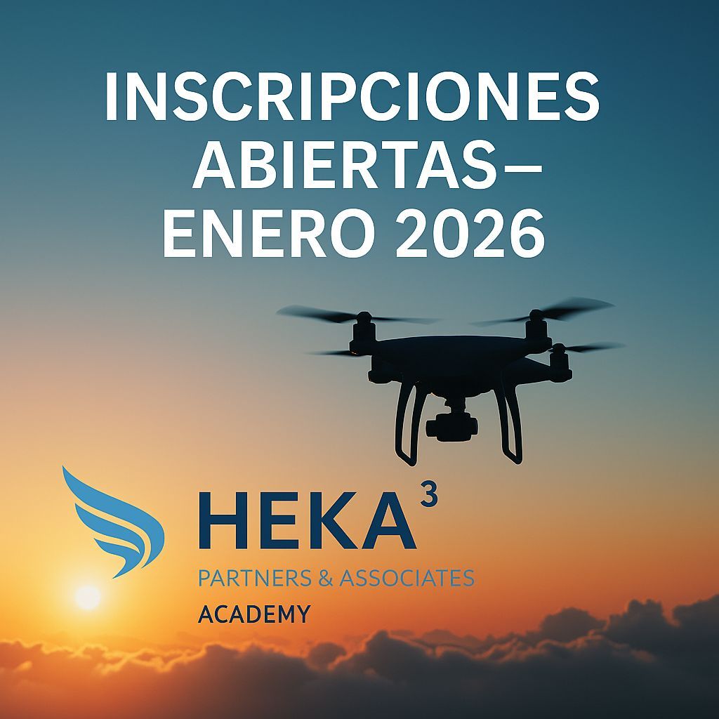 🚁 HEKA³ Drone Academy ya está en marcha.

📅 Inicio de nuevos cursos: Enero 2026
👉 Reserva tu plaza hoy y despega tu carrera en el mundo de los drones.

#Heka3 #DroneAcademy #Drones #FormaciónAeronáutica #AviaciónDelFuturo #InnovaciónAérea #ThinkFlyTransform
